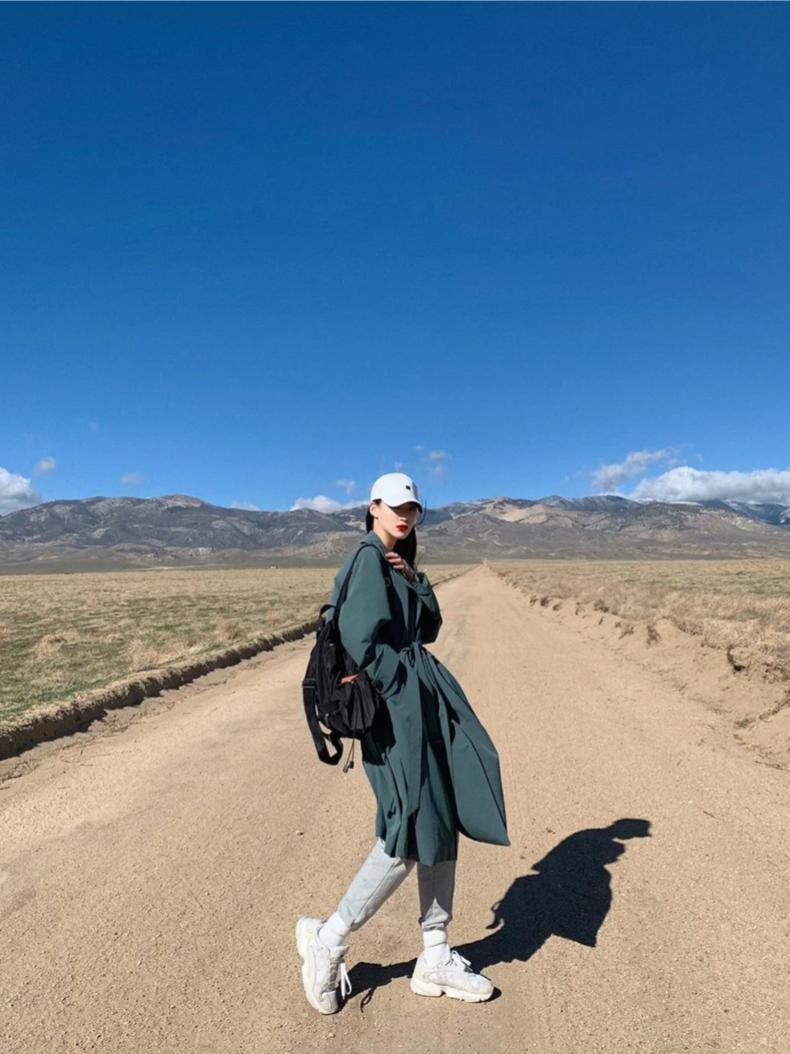 春夏韩国连衣裙,韩国秋冬穿搭博主