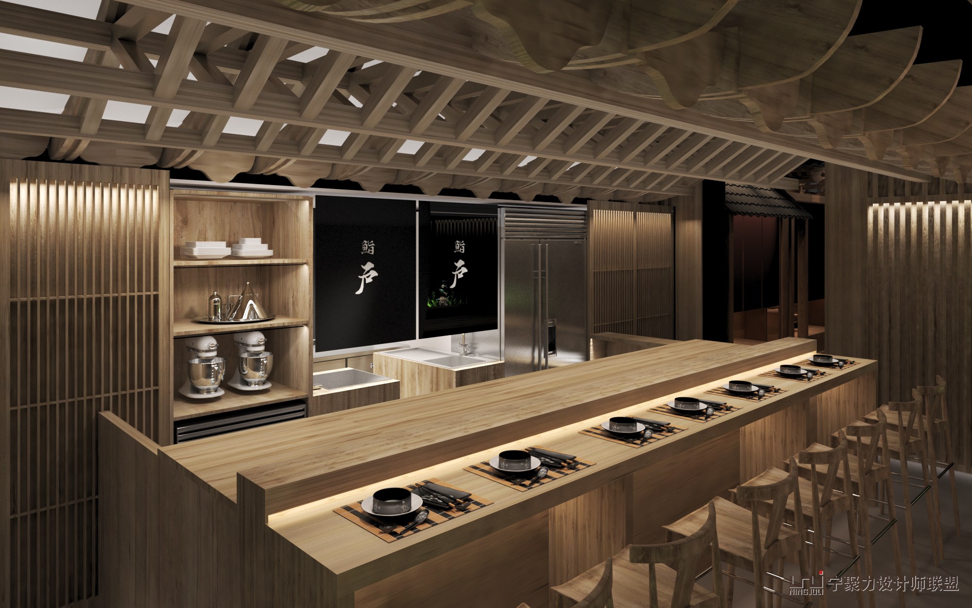 火锅店烧烤店设计分享,自助烤肉火锅店设计