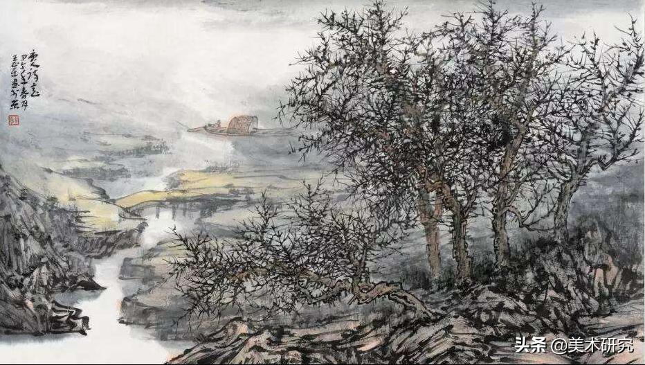 中国画与油画的艺术风格,浅谈写意风景油画