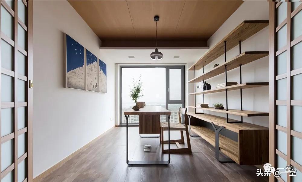 餐厅书房一体设计,书房客房一体设计