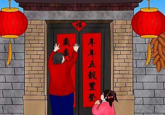 你家对联贴反了吗,春联该怎么贴才是正确的