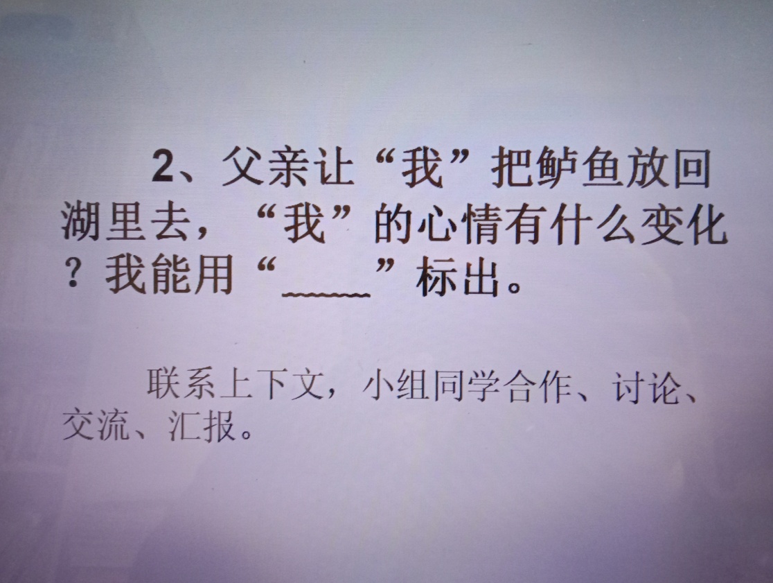 小学语文钓鱼的启示教学过程,钓鱼的启示课文试讲