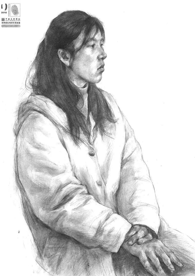 2018年国美色彩高分卷,国美素描高分