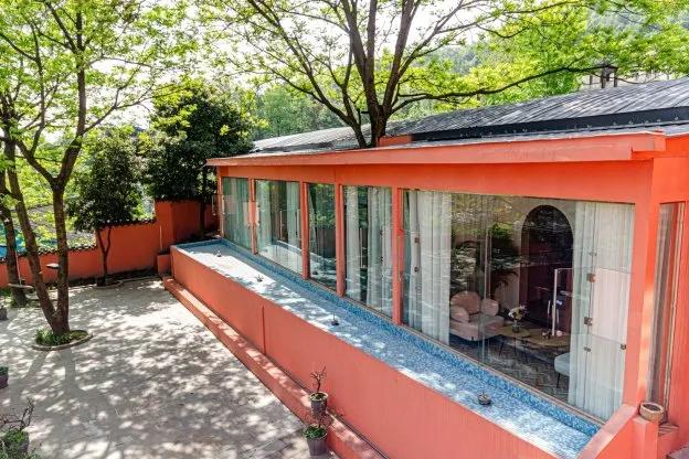 都江堰有座百花村藏了不少民宿呢,都江堰百花村