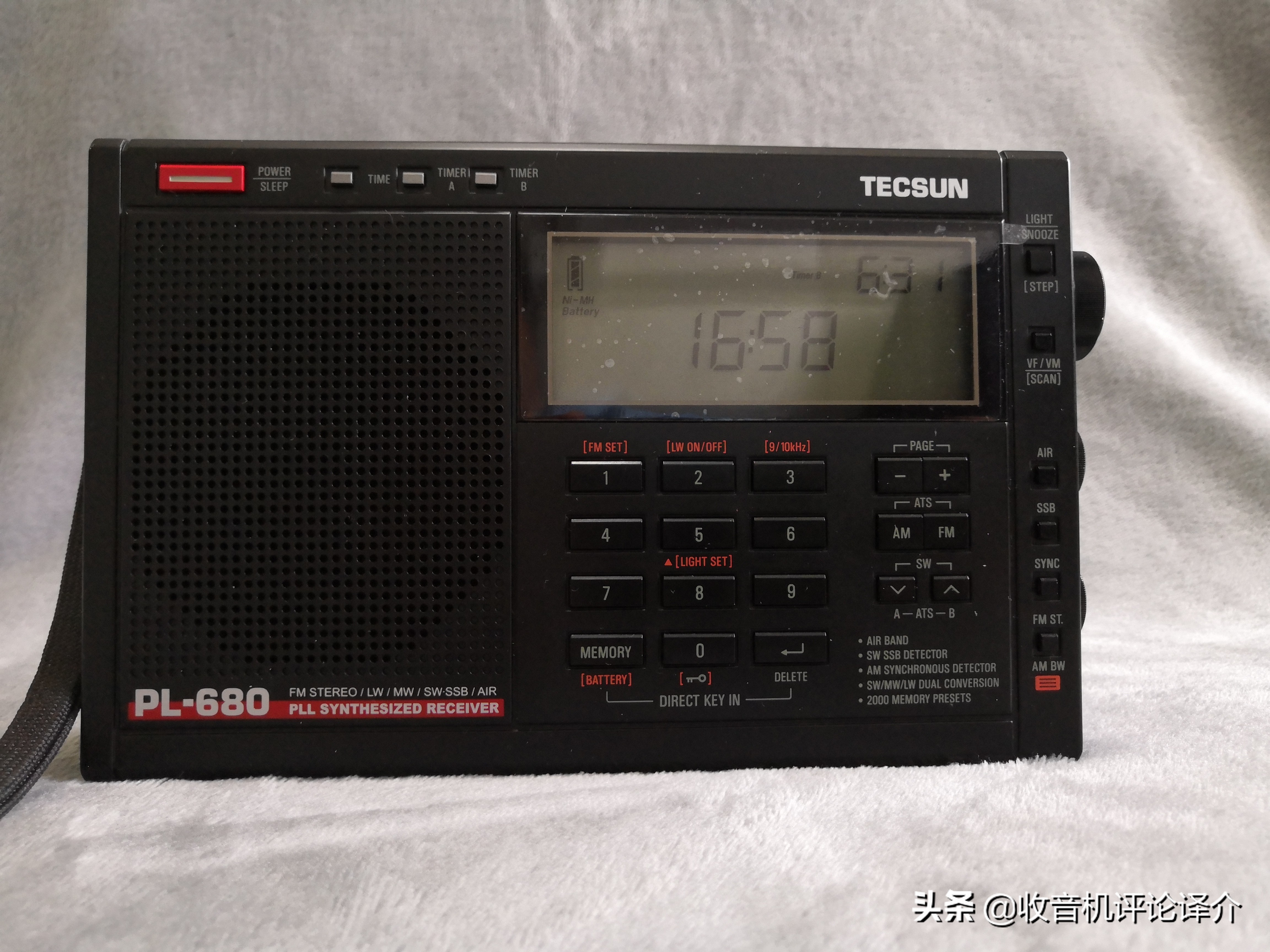 德生收音机pl-680开箱,德生pl680收音机改造