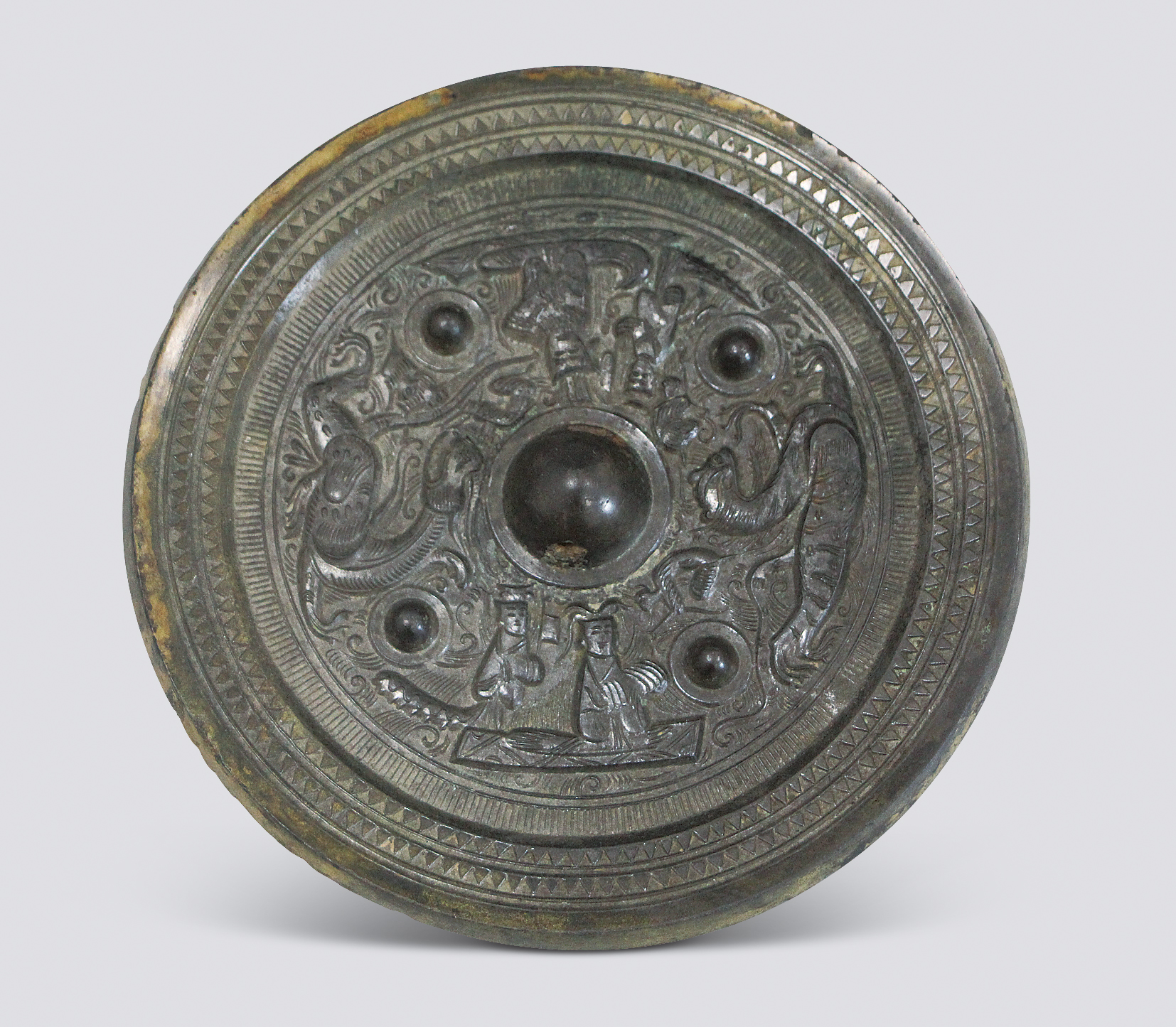 国家博物馆中国古代铜镜文化,博物馆藏古铜镜真品