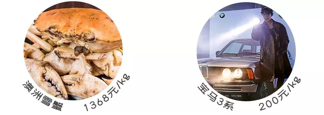 外滩惊现天价「奶盖雪蟹」，比宝马还贵