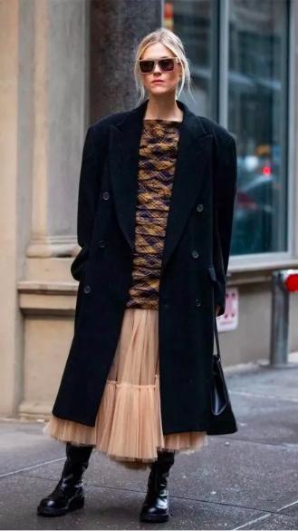 不知道穿什么就选黑大衣！这经典5组可优雅可帅气，显瘦超百搭