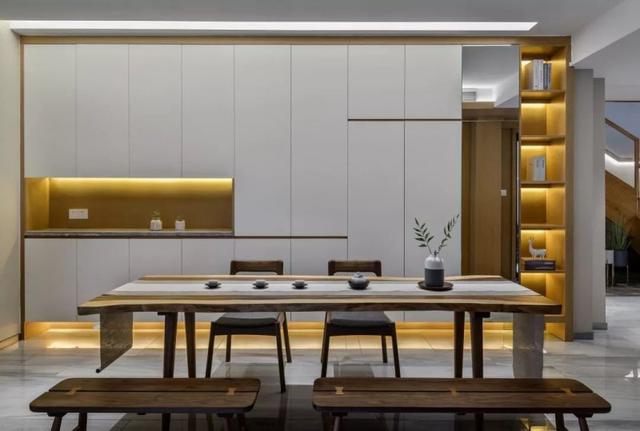 高级感现代轻奢风格全屋设计,设计130平米现代轻奢风格