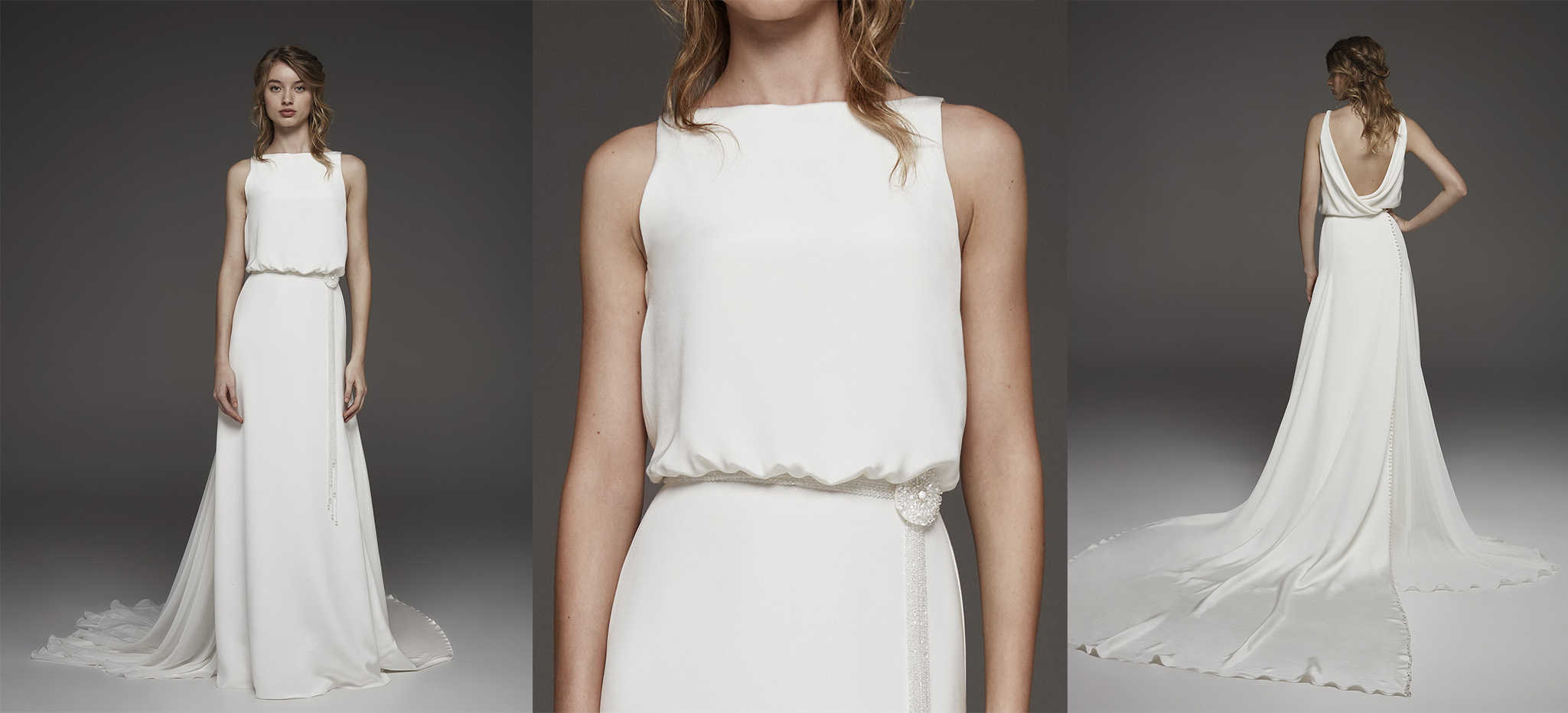 罗马尼亚高定婚纱,法式西班牙风格婚纱