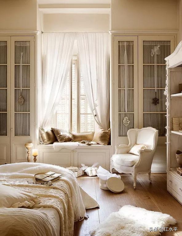 飘窗设计和装修效果图,飘窗装修效果图加书架