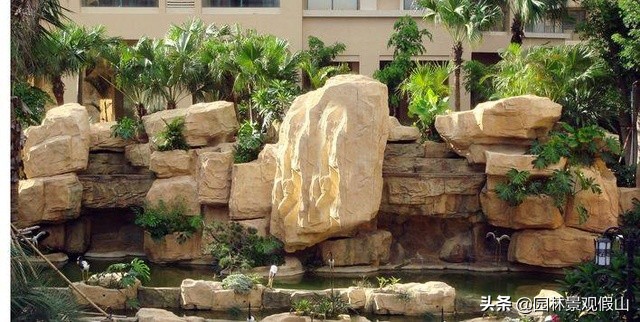 园林假山鱼池设计教程,鱼池假山怎样建才好看