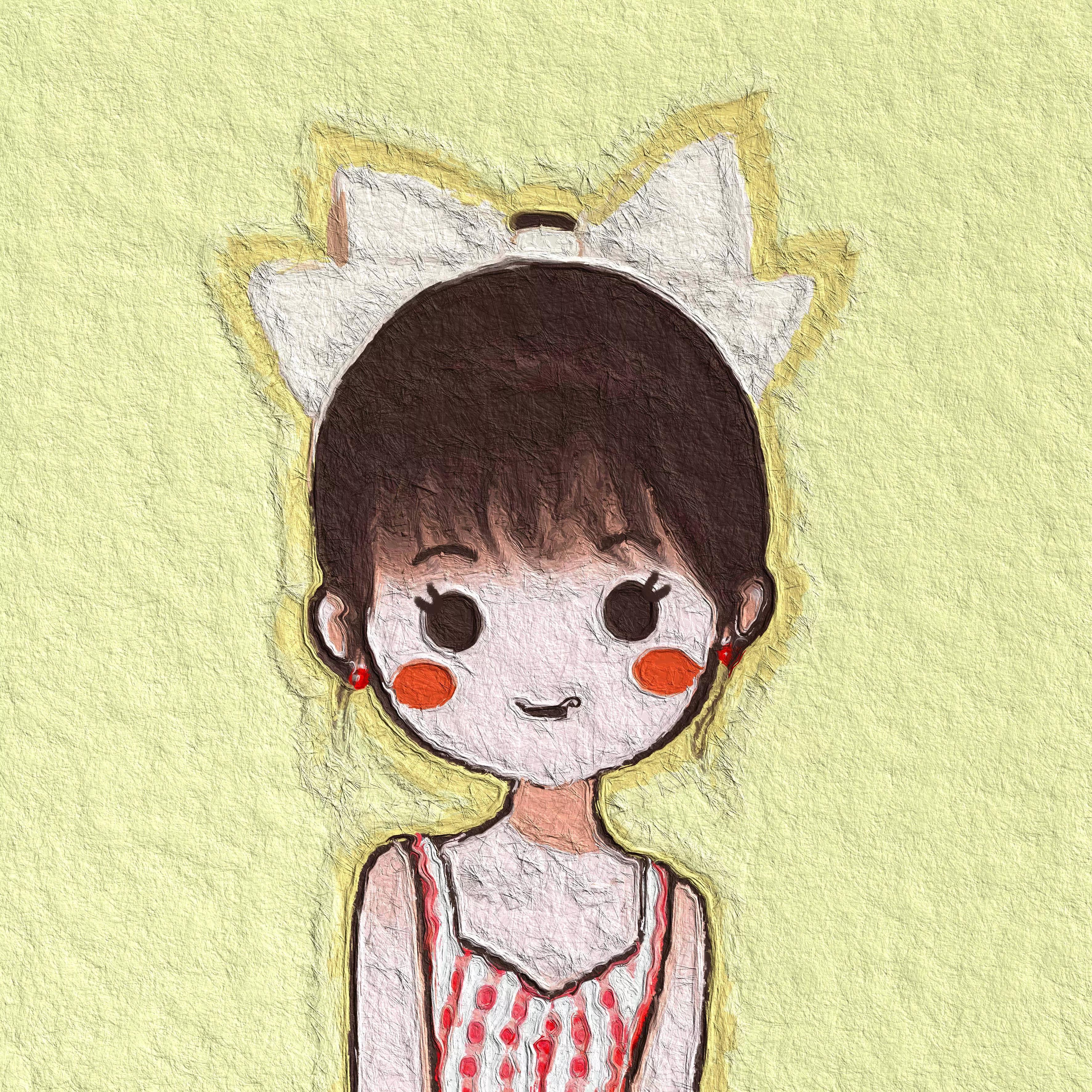 复古高贵卡通油画头像,女生头像ins高级质感漫画油画霸气