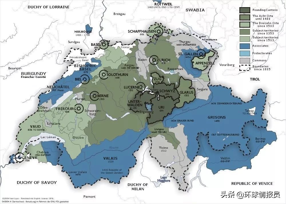 瑞士人口瑞士国土面积,为什么瑞士人口那么少