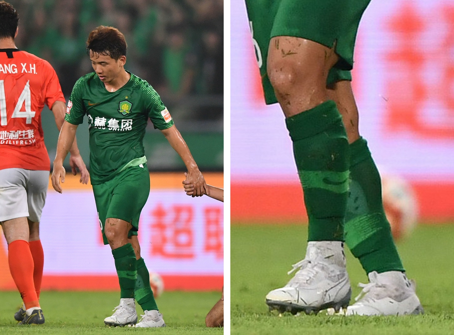 cba球员上脚球鞋,耐高球员球鞋上脚