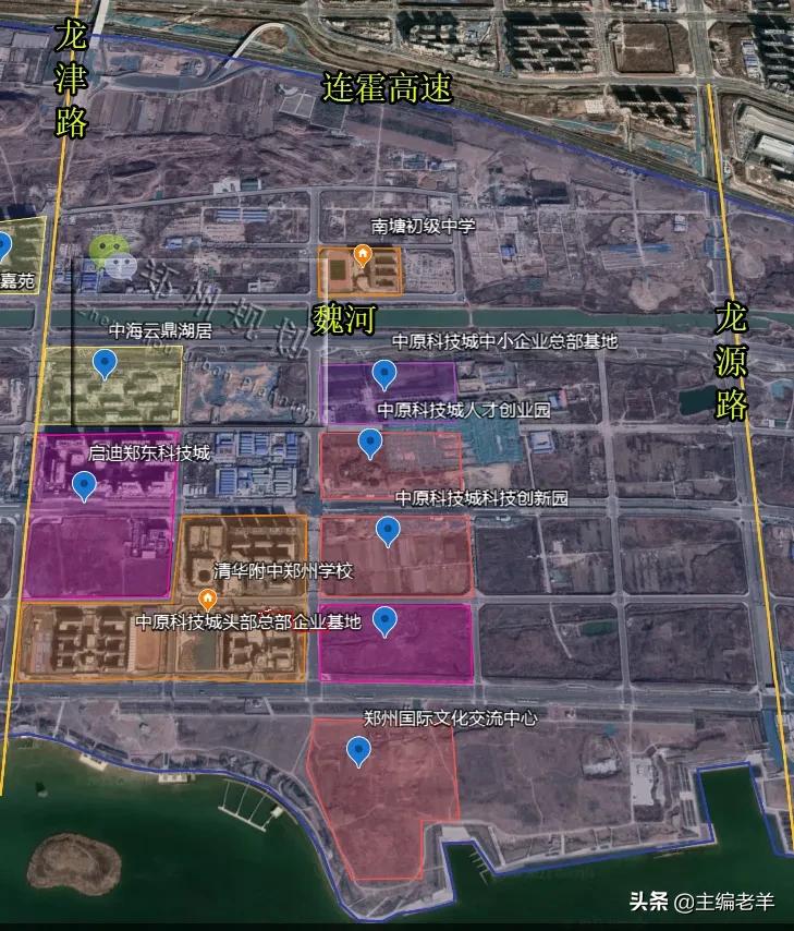 北龙湖中原科技城最新规划图,北龙湖中原科技城最新进展