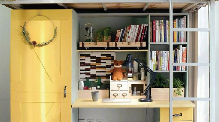 寝室里的电影配色，这设计堪称教科书，住这样的寝室再也不想家了