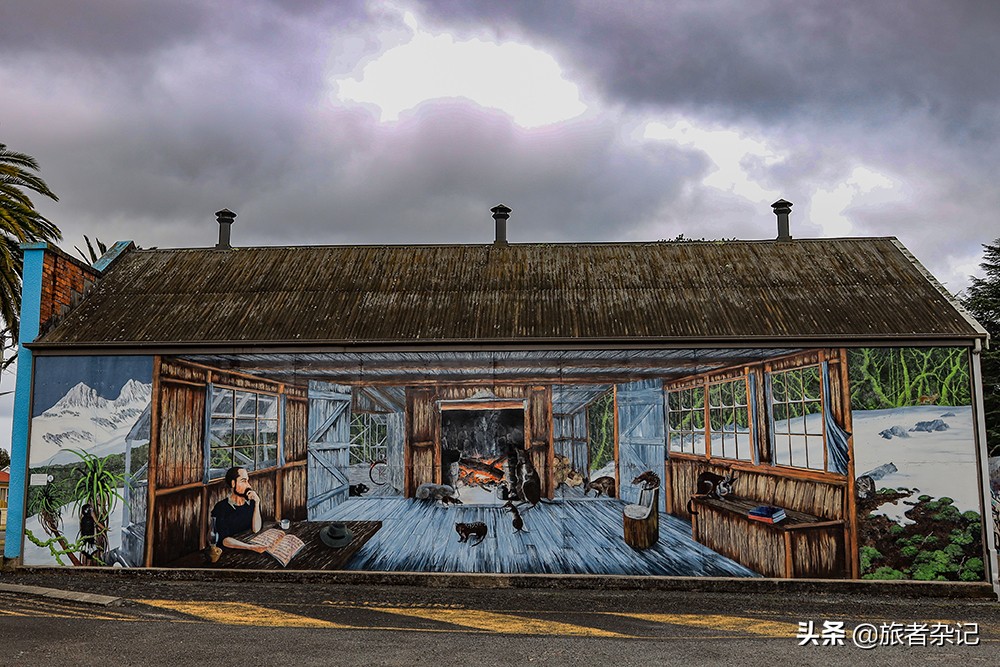 谢菲尔德壁画小镇图片,塔斯马尼亚壁画小镇谢菲尔德小镇