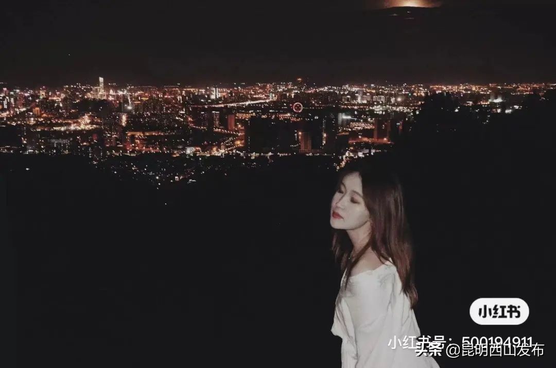 西山景区绝美日落,西山看夜景最美的地方