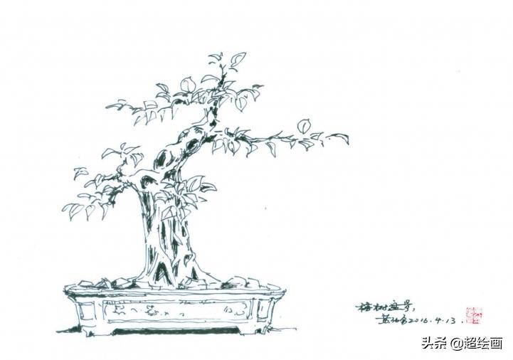 十大顶级钢笔画速写,钢笔速写100幅图片