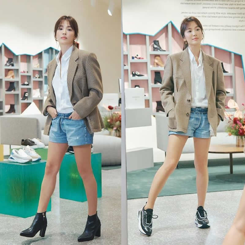 宋慧乔同款千鸟格,宋慧乔千鸟格搭配