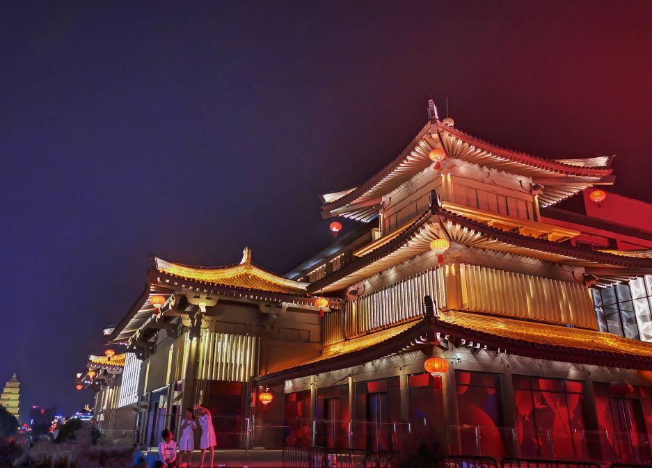 大唐不夜城手机拍的视频,大唐不夜城手机拍摄照片