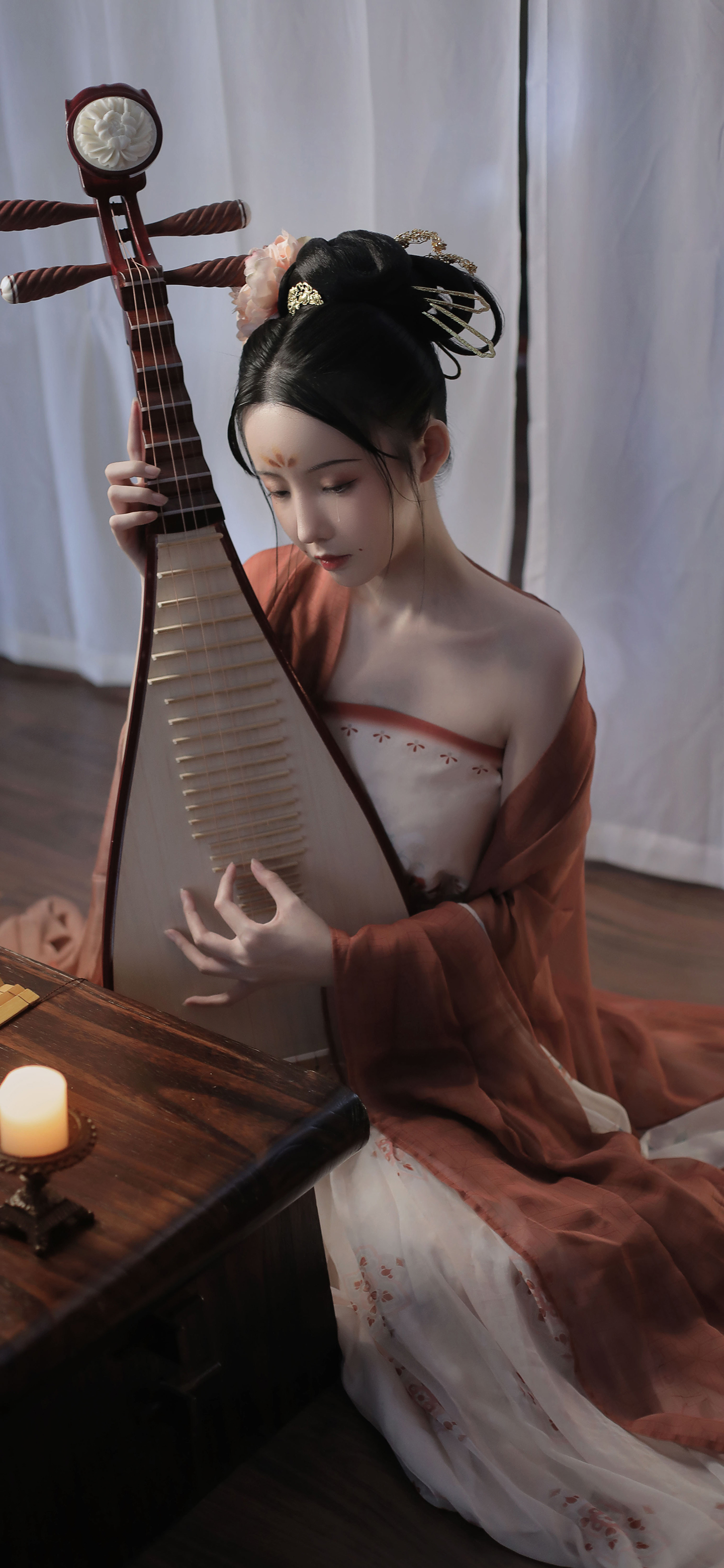 冰蓝色自带仙气杀气的古风壁纸,好看的壁纸女生仙气可爱卡通古风