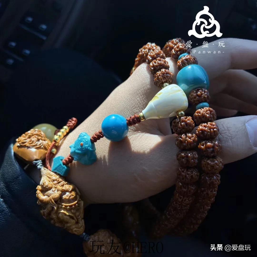 一条小金刚，他盘了720天，包浆很赞，谁说大干手不适合盘串