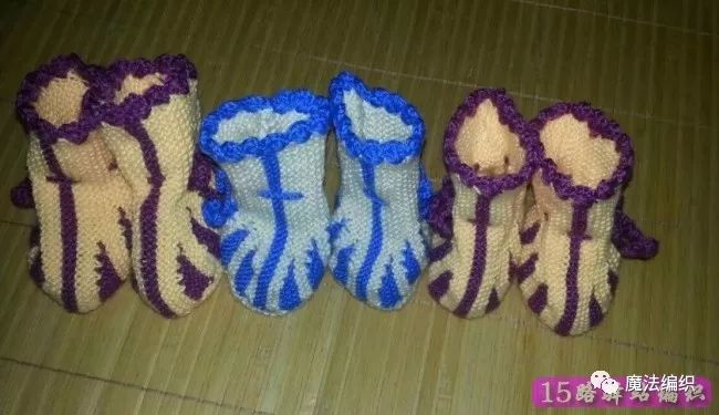 双底宝宝鞋编织教程,编织双色宝宝鞋的视频教程