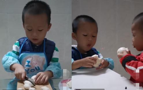 泡奶粉、换尿布，那些在家带娃的大娃们的暖心瞬间