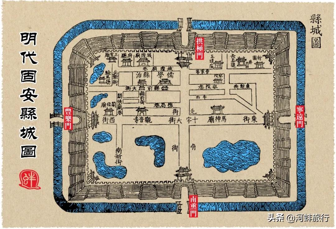 固安千年古县,固安历史遗迹