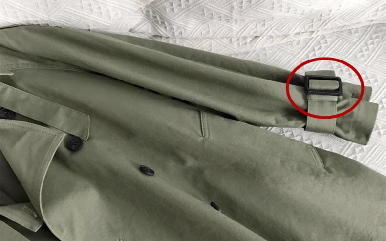 风衣肩膀上有扣子款,风衣肩扣可以摘掉吗