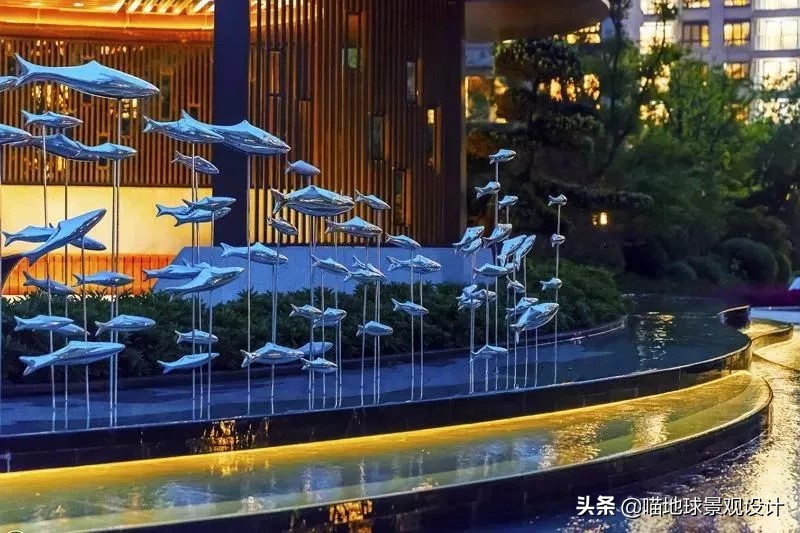 庭院景观设计60平,景观庭院设计大型造景