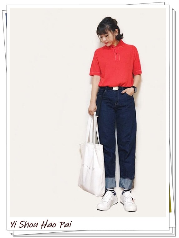 夏季运动服套装女新款休闲polo衫,女士穿polo衫怎么搭配