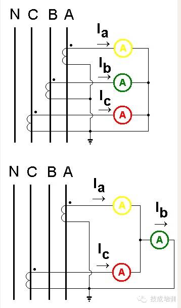 配电柜上电流互感器的接线方法,互感器电表配电柜接线实物图