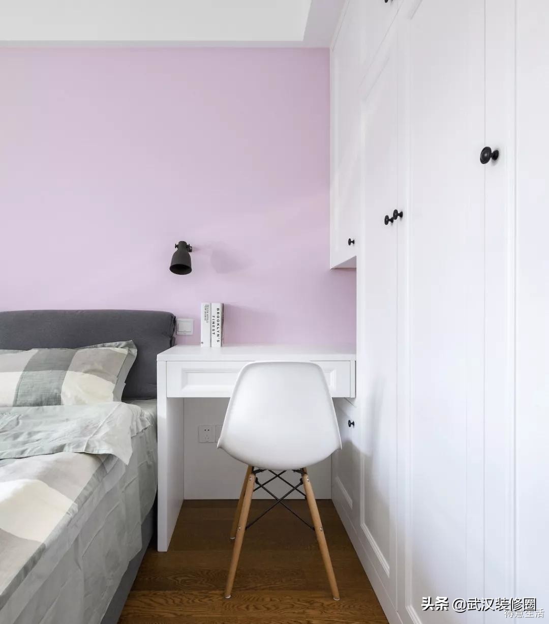 卧室太小放不下床,卧室太小床头柜效果图