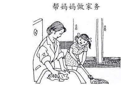 植树节看图写话一年级20至30字,一年级给奶奶吃苹果看图写话30字