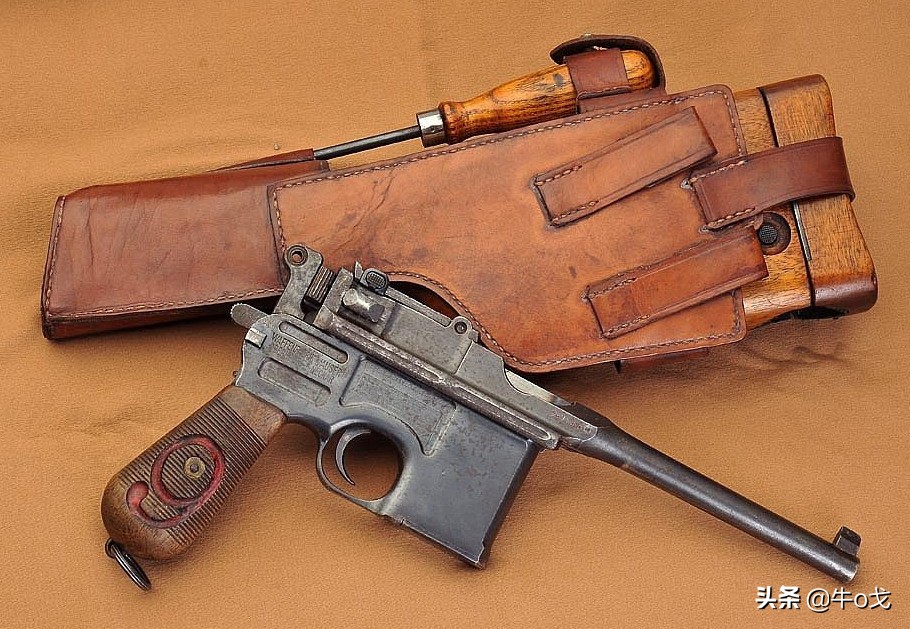 驳壳枪木质枪套玩具,驳壳枪和牛皮枪套的合体叫什么