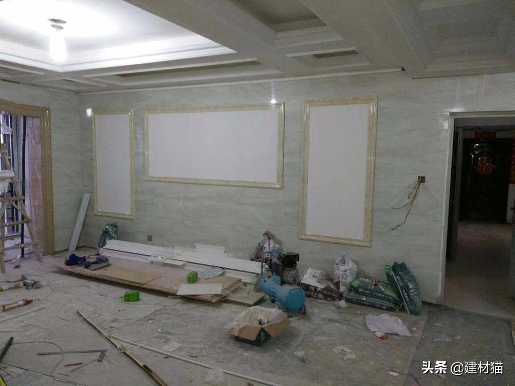 护墙板塑料阴阳角施工教程视频,床头半墙护墙板怎么施工最好看