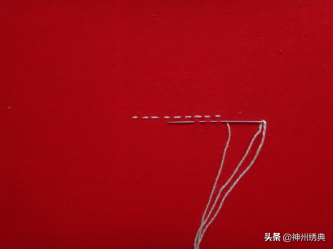 初学刺绣的十种基本针法,刺绣基础绣法