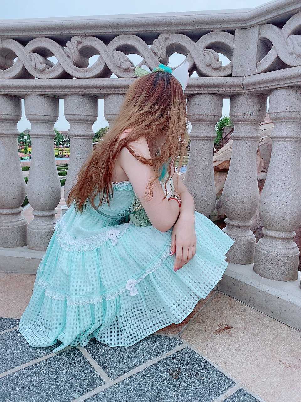 显瘦蓝色lolita夏季,好看显白凉快的lolita