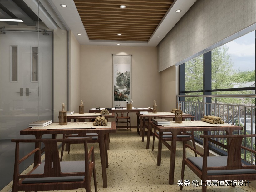 上海培训机构室内设计装饰,上海培训机构装修设计效果图