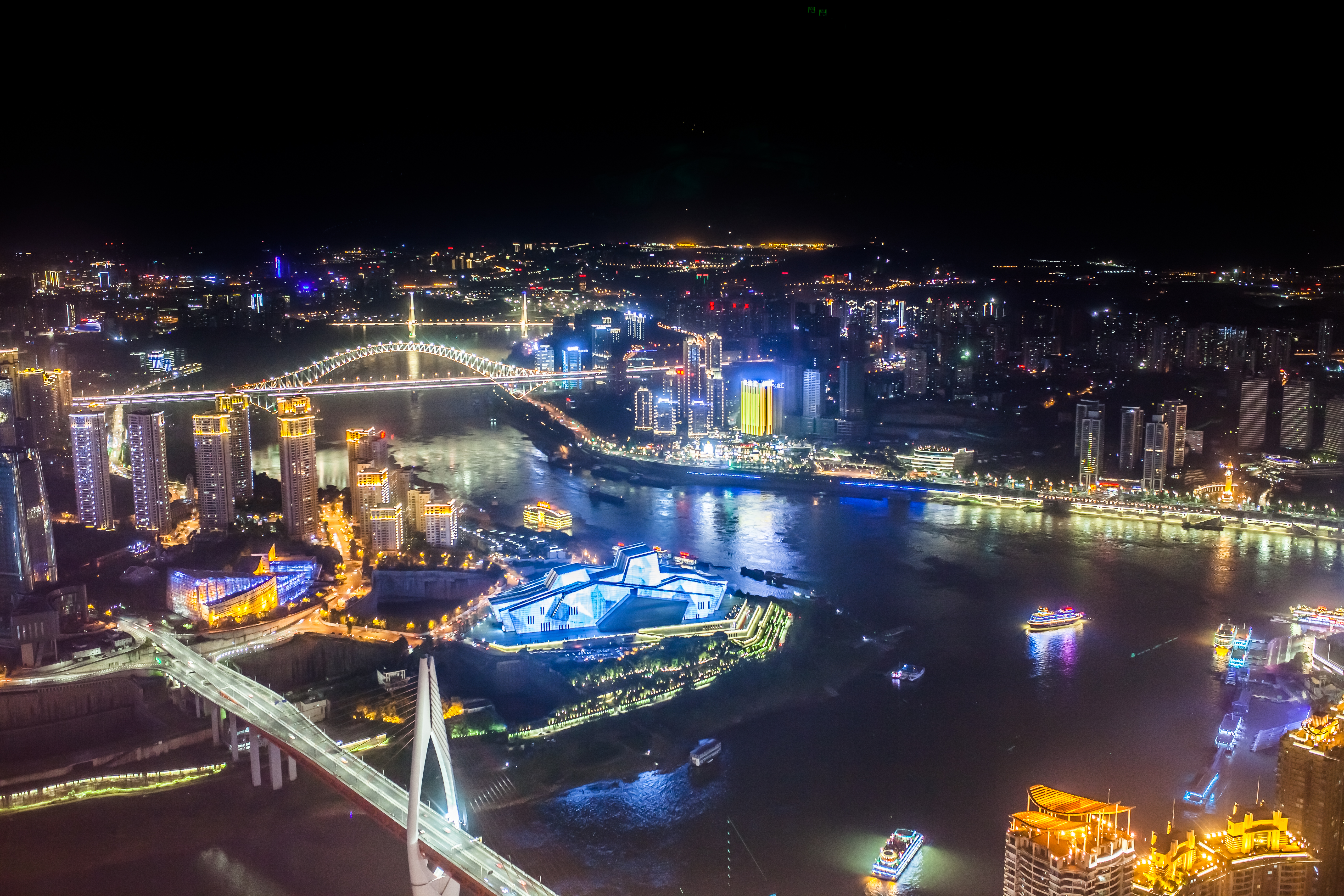 重庆白天风景,重庆曼哈顿震撼天际线