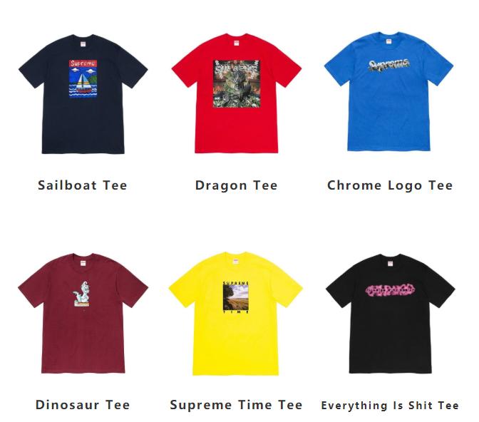 supreme2018单品一览表,supreme第二周单品详情
