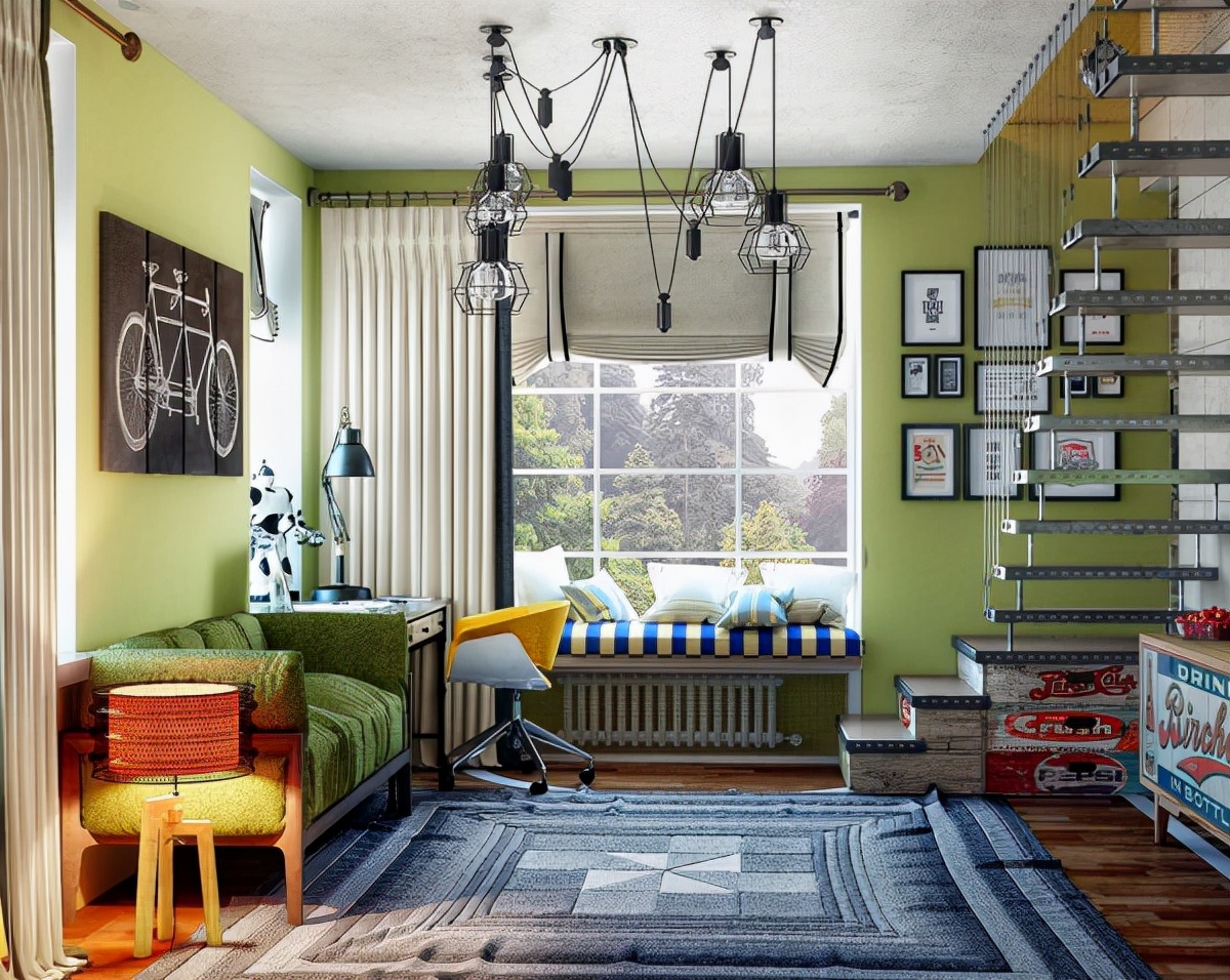 创意卧室,青少年男孩房卧室设计