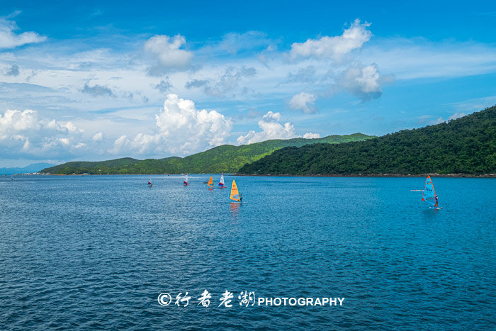 这个荒岛超多海胆和鲍鱼，但不能抓只能看，登岛还必须入境香港