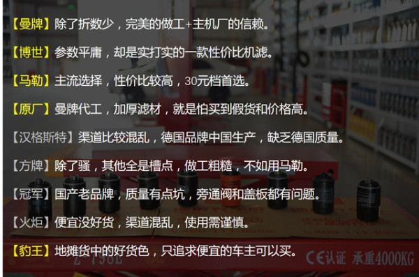 ea888机滤拆解对比,机滤挑选