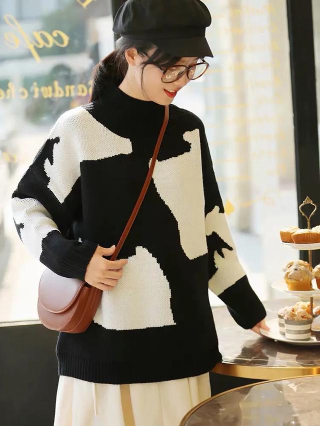 秋天衣橱必备50件,秋天毛衣套装温柔