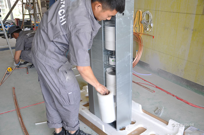 日立中央空调冷凝水管安装图片,日立中央空调精工安装培训考试题