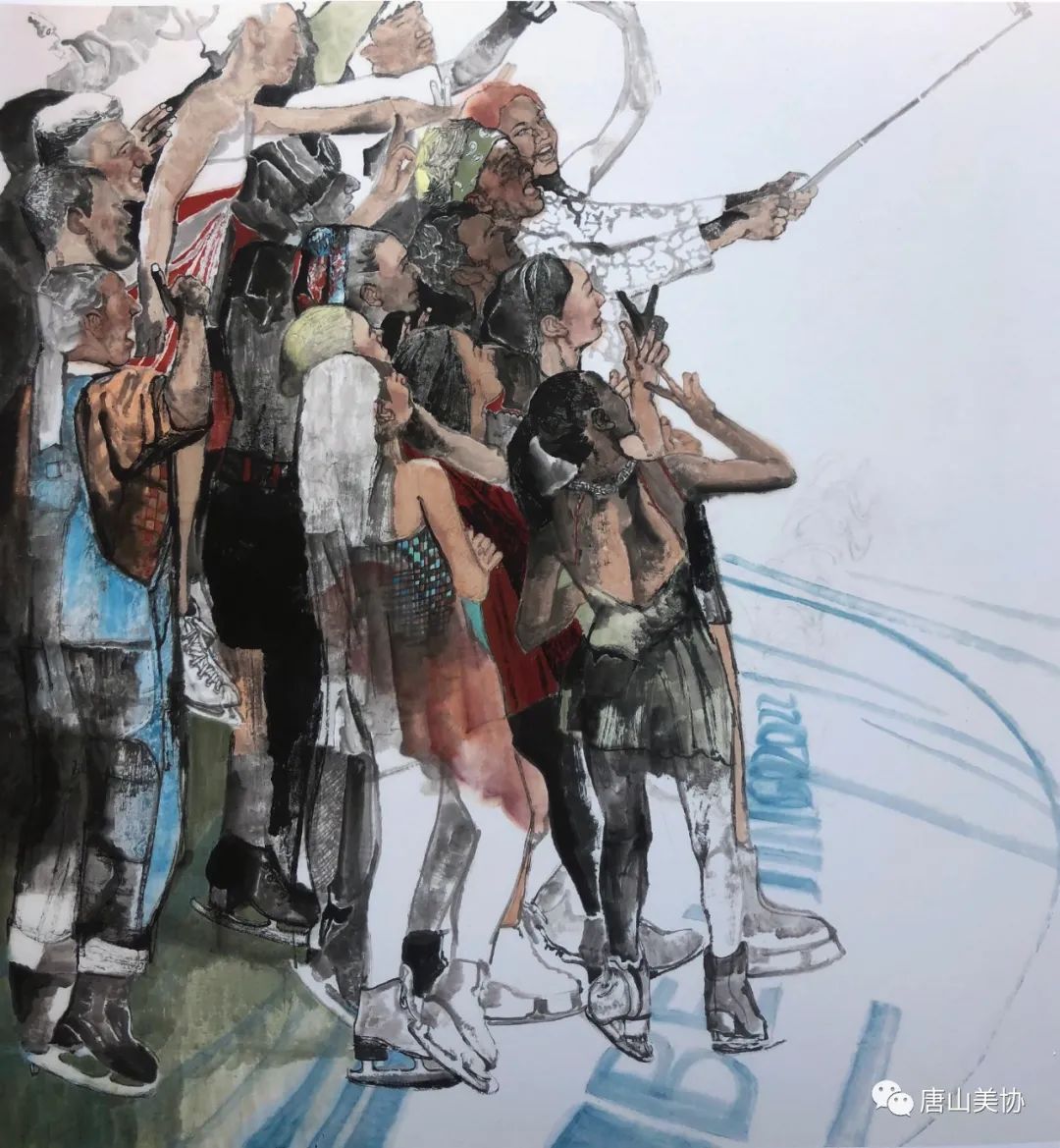 大美唐山展,展现唐山新时代绘画作品